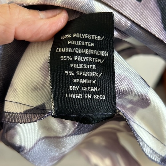 High Low Printed Sleeveless Gown with pockets - Picture 8 of 8